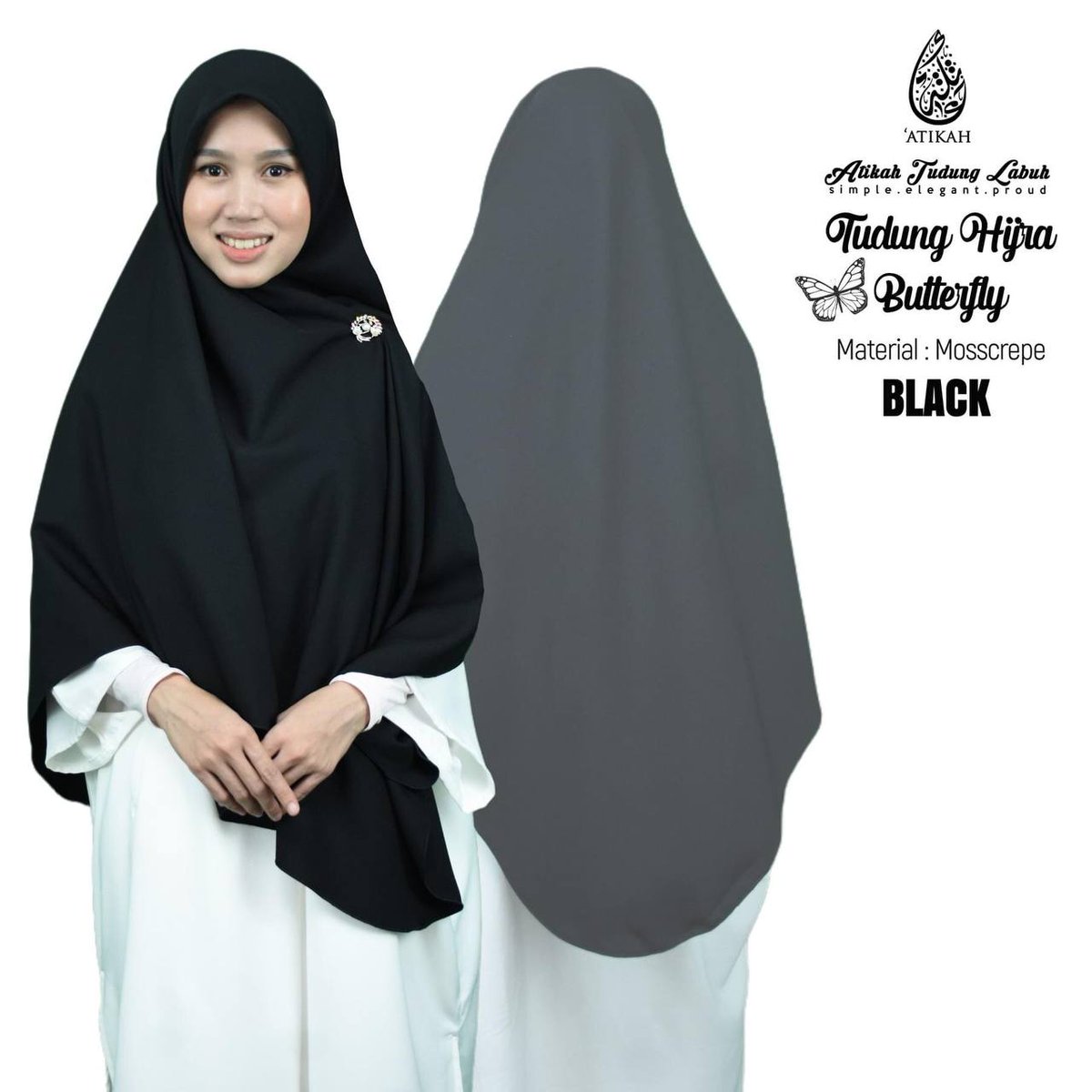 AtikahTudung's tweet photo. TUDUNG HIJRA Butterfly
Basic
GREY
BLACK
RM25
๐
#Atikahtudunglabuh
#Tudunglabuh
#TudungBawalBesar
#BawalBidang60
#TudungSenangBentuk
#TudungIronless
#TakKedut
#TudungMuslimah
#SimpleElegantProud
#MuslimahCantik
#HijabLabuh https://t.co/nJgx8qQrN0