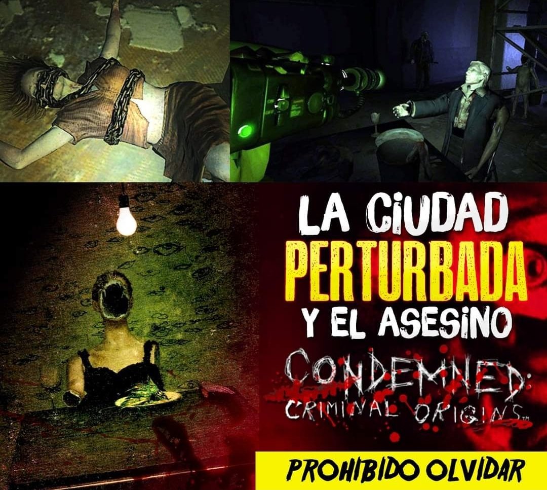slashermorganmx's tweet photo. *NUEVO VÍDEO* https://t.co/a8YTcMs5d0
Condemned Criminal Origins un híbrido entre horror e investigación en primera persona nos pone en los pies de Ethan Thomas quién debe investigar una serie de asesinatos en la ciudad de Metro City, una ciudad invadida de un siniestro culto. https://t.co/AqQ9caANLe