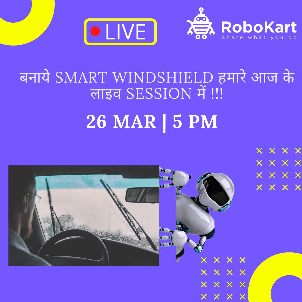 sgjani2190's tweet image. #RobokartLiveSession
Today&apos;s topic is Smart Windshield

#YouTube Link: youtu.be/XiidvF7EqYQ

Download India&apos;s first dedicated robotics &amp;amp; coding learning app Robokart.com/app/share 
#robokart #robokartsmartkids #arduinoprojects #roboticsforkids #robotics #atalinnovationmission