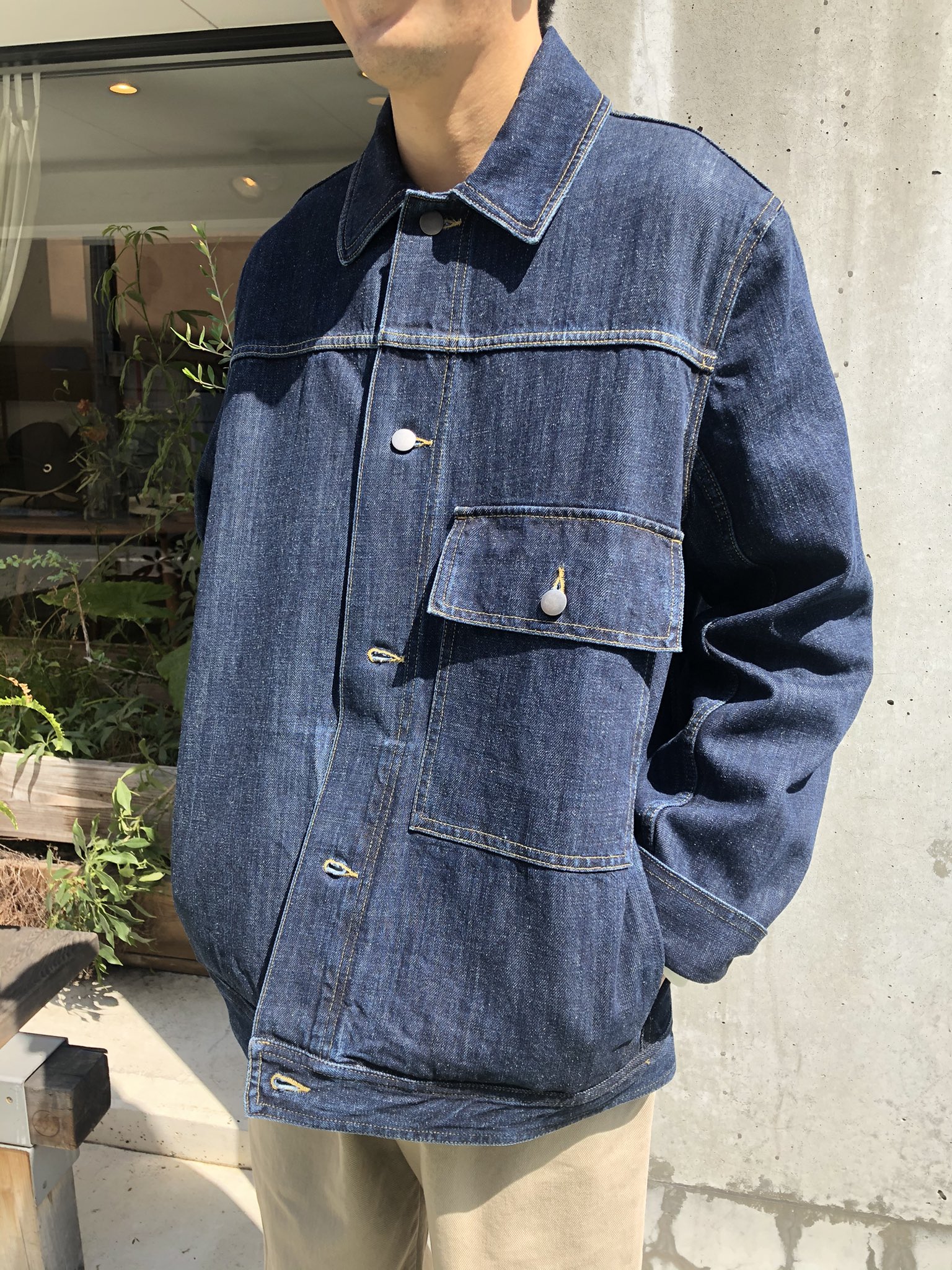 STUDIO NICHOLSON LAZAR デニムジャケット M studio ファッション