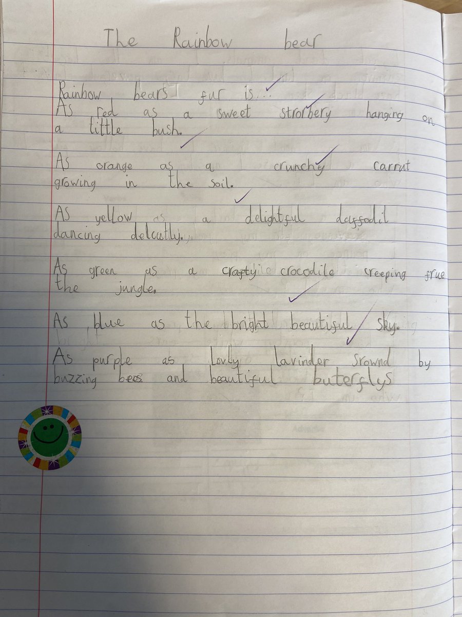 HeadAINSDerby's tweet photo. Our children have been inspired by national poetry day! Some Yr 2s came to show me their work. Lovely to see and hear them reading their poems! 🌟 @PoetryDayUK https://t.co/upNlzPrOHD