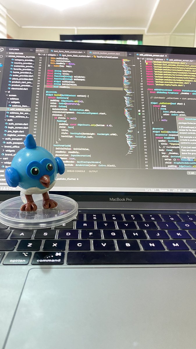 kraz_96's tweet photo. Ya que no tengo a Dash,hice un baby Dash 😂 #Flutter #flutterdev 💙 https://t.co/npE8T1UVaW