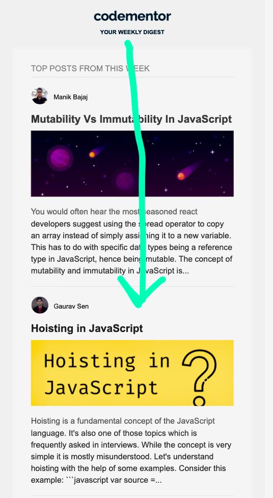 gaurav_sen_'s tweet image. Thanks @CodementorIO for featuring my article  on Hoisting - codementor.io/@gauravdgr81co…  #Javascript #CodingConcepts #Codingmadeeasy #CodingLessons