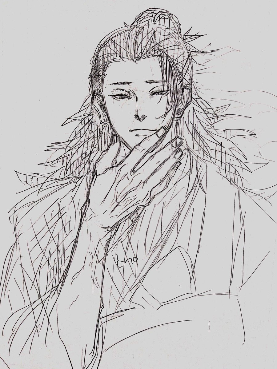 kamosimakure's tweet image. うちんとこの夏油さん、何か素直に笑ってくんねぇ。