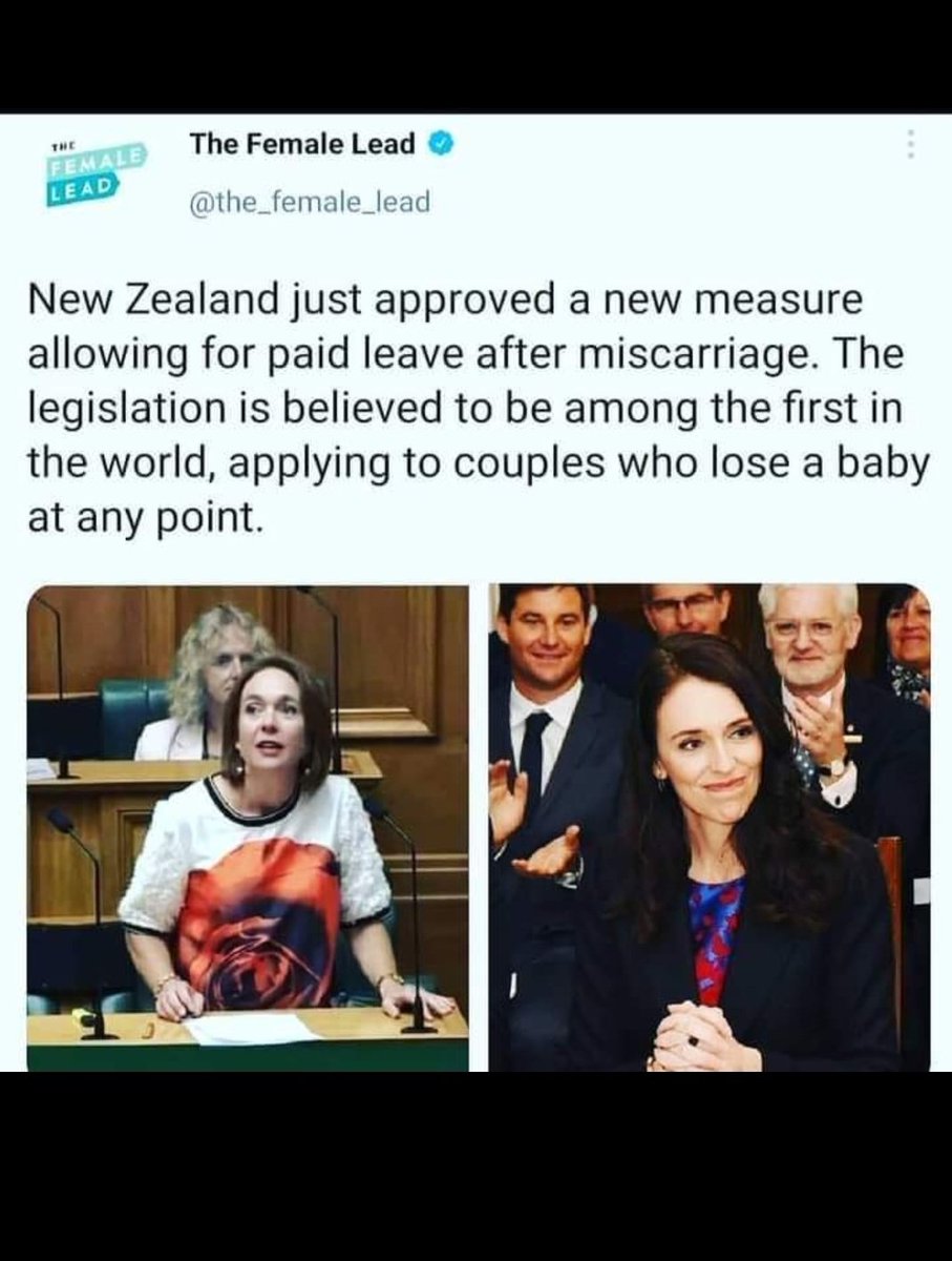 Good morning. Let's start the day with some good news. A very powerful and empowering move by New Zealand. Wow. 👏🏾👏🏾this is what empowering women to leadership positions does to its people. #fridaymorning
