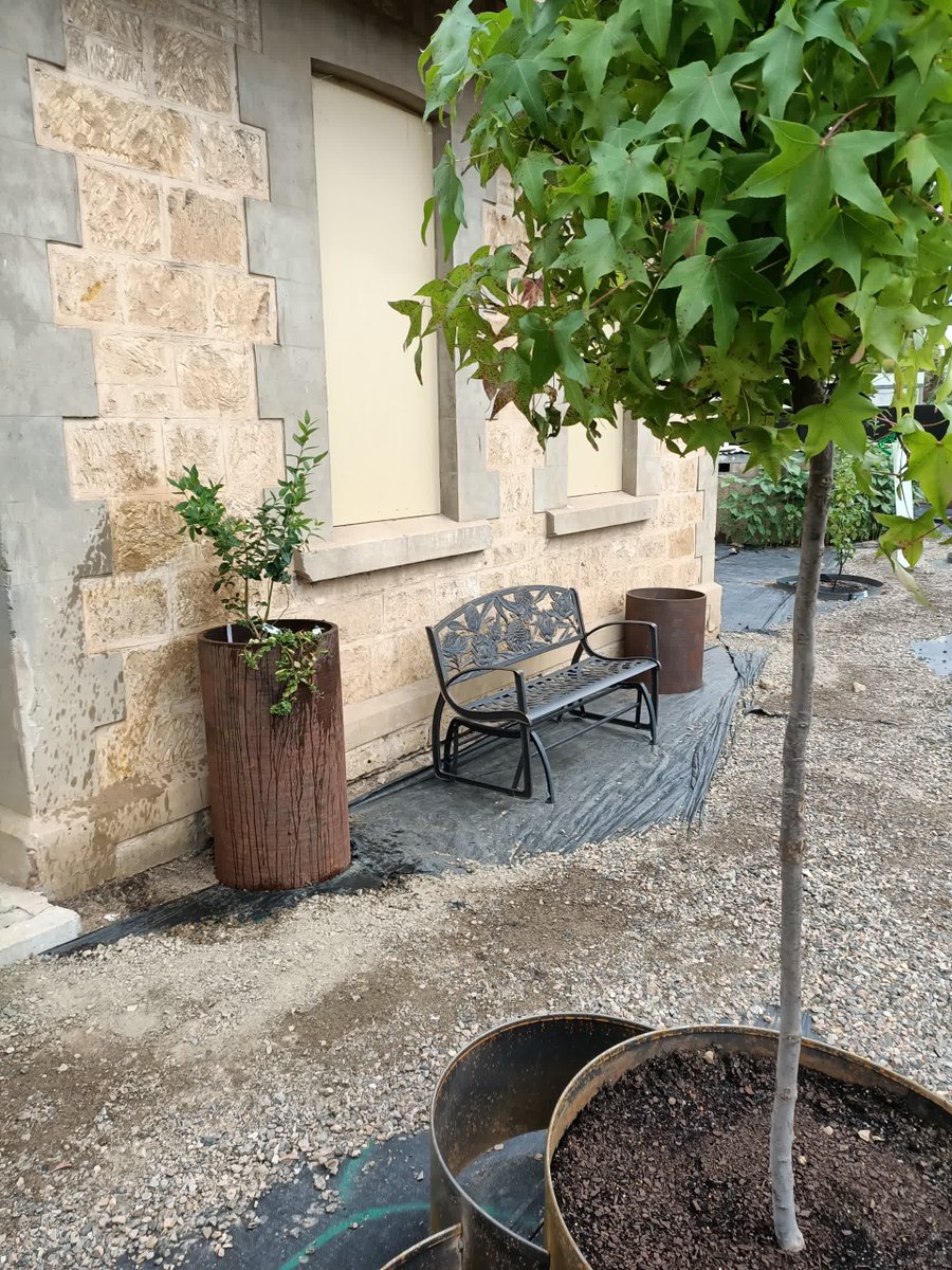 MURRAY BRIDGE LIVE TRAINING SITE CONTINUES TO DEVELOP Murray Bridge team is developing (together with @ruralcitymurraybridge), a sensory garden at The Station. Aiming for this stage of the garden complete by 26th May.  Just a sneak peak. #sneakylook #realtraining