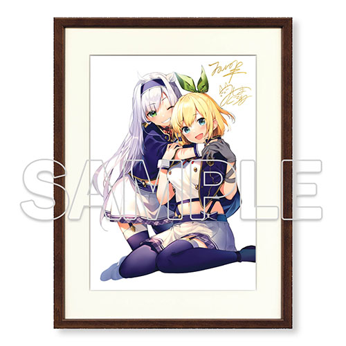 ライトノベルEXPO2020記念『スパイ教室』著者＆箔押しサイン入り複製原画 ライトノベルEXPO2020記念『スパイ教室』著者＆箔押しサイン入り複製