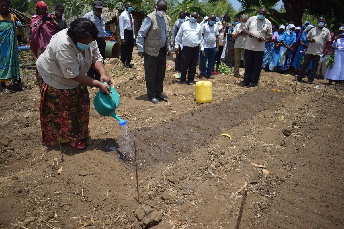 caritas Mombasa  training 100 farmers in Lungalunga on the best ways to increase production.