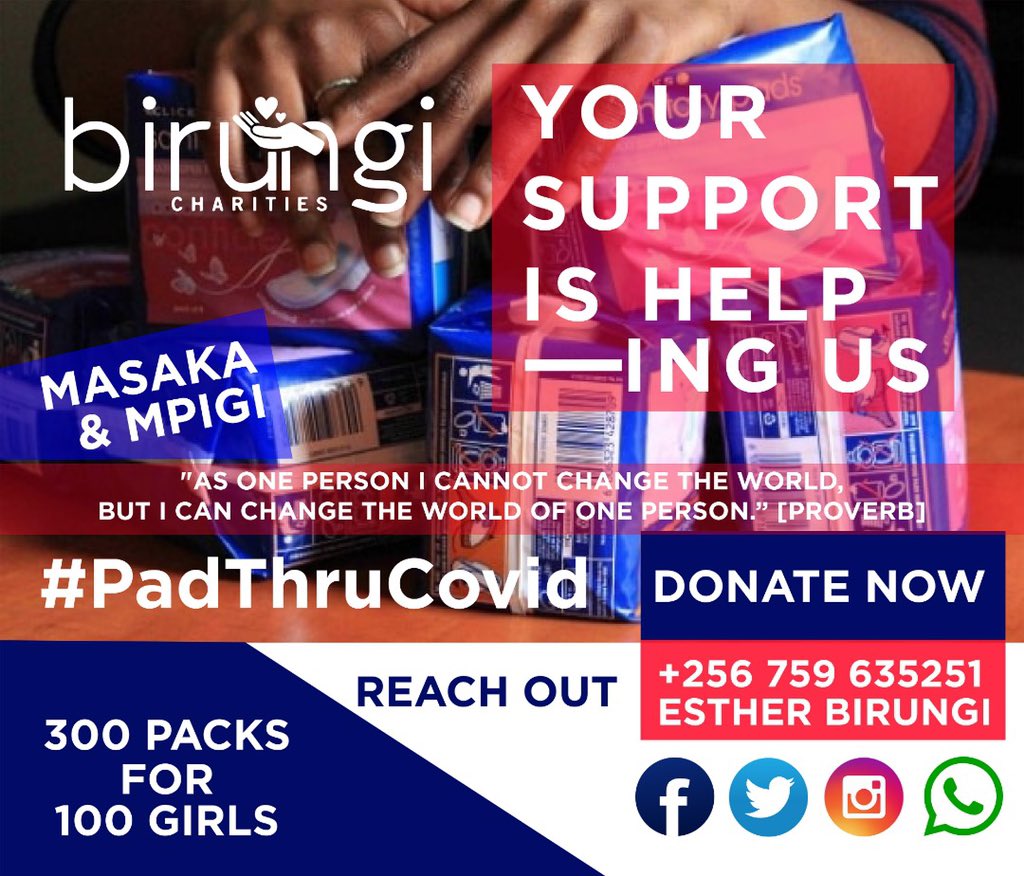 If you were not amongst the first lucky ones to donate here's the chance to be in the last lucky ones because the #PadThruCovid day is tomorrow 
Let's donate term egenda 🙏🙏