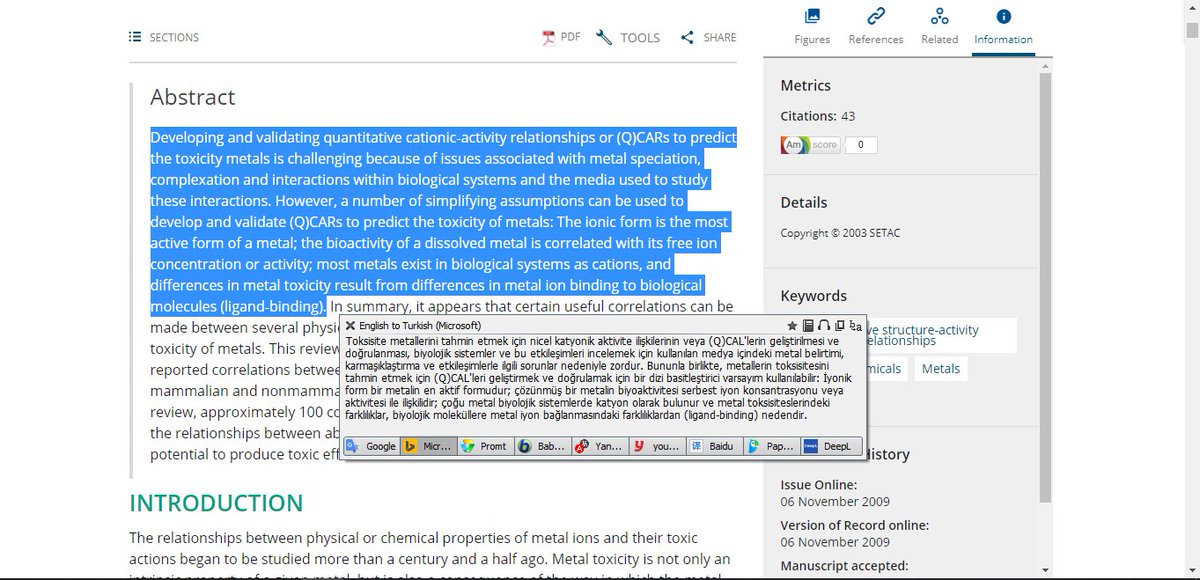 İngilizce makale okurken anlık olarak pdf veya site üzerinde google, bing, promt, babylon gibi ortamlarda çeviri yapmanızı sağlayan bir uygulama.

✅quest-app.appspot.com

Daha fazla kişiye ulaşması için Rt yapabilirsiniz.