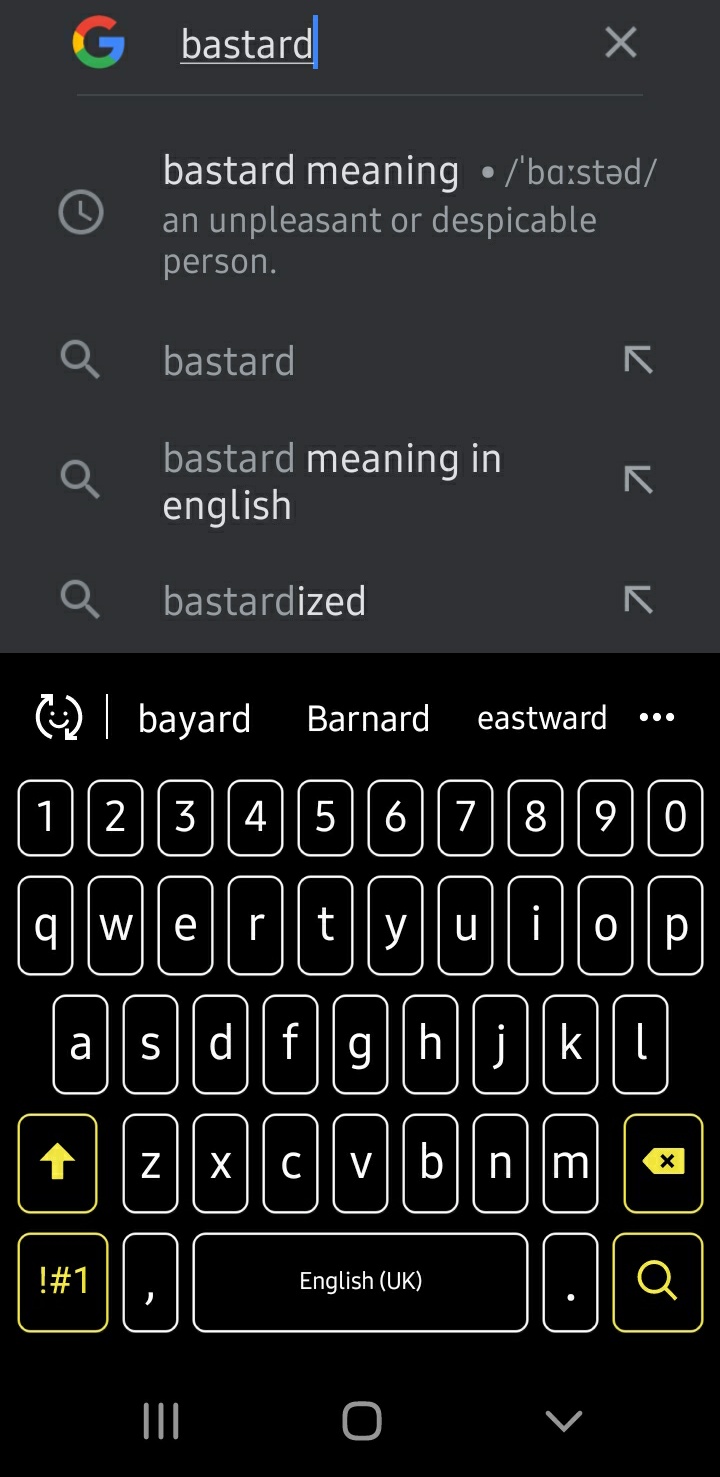 Bastard Meaning In Simple English