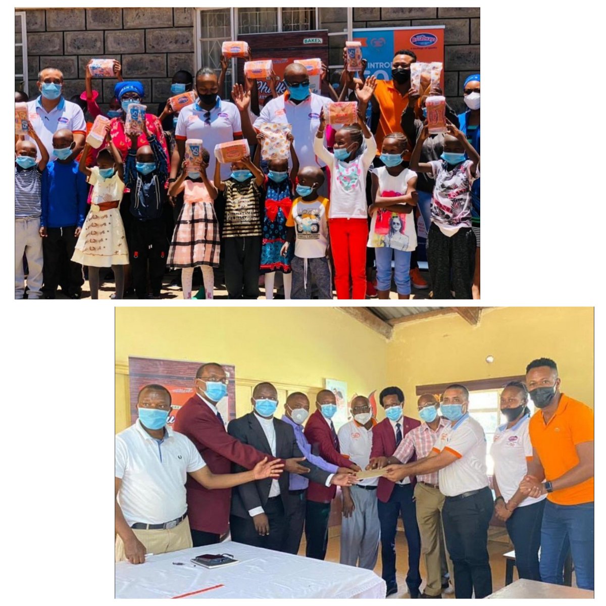 The Directors of Broadway Bakery Ltd  and Bakex Millers Ltd  Yesterday donated 40 double decker beds and 80 mattresses to Tumaini Children's Home for boys both homes managed by PCEA St. Andrew's Church.