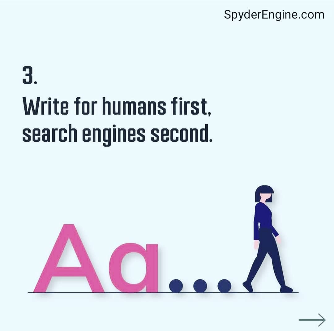 EngineSpyder's tweet photo. Top 3 Most Important SEO Tips you need to know👇

1) Remove anything that slows down your site.

2) Link to other websites with relevant content.

3) Write for human first, search engine second.

🔸🔸🔸🔸🔸🔸🔸🔸🔸🔸🔸🔸

#spyderengine #SEO #seotips #seoexperts #seoservices https://t.co/LWRciMtDlk