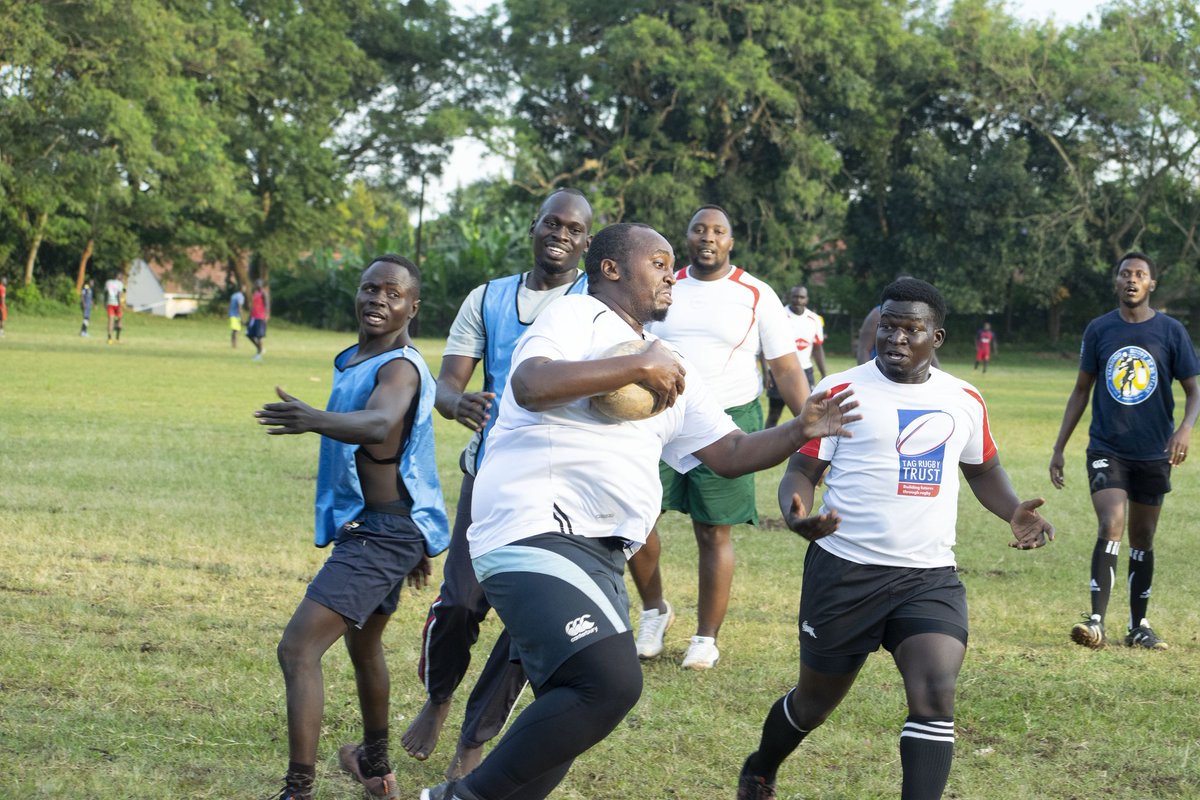 KyambogoRugby's tweet photo. #AlumniTeam Captained by @IvanSemuwemba beat #TeamCrusaders Captained by @moses_aisu in the previous (second) edition of #FridaySuperTouchRugby with a try scored by @Omukama3 .

Will team #AlumniTeam use this day to show their might again? 

Find out at  #FridaySuperTouchRugby https://t.co/vH6ubjmpY0