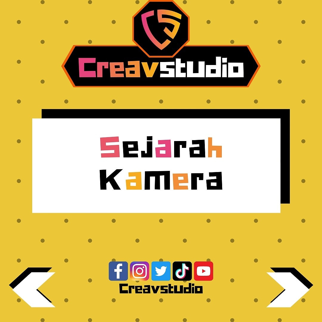 CreavStudio's tweet photo. Creaver sudah tau sejarah kamera dan evolusi kamera dari waktu ke waktu belum?

Kalau belum yuk simak!

Jangan lupa sewa studio dan edit video cuma di CREAV STUDIO

#sewastudiojakarta #sewastudio #studiopodcast #studiorekaman #studiomurah #murah #podcast #podcastindonesia https://t.co/teqx3THNVD