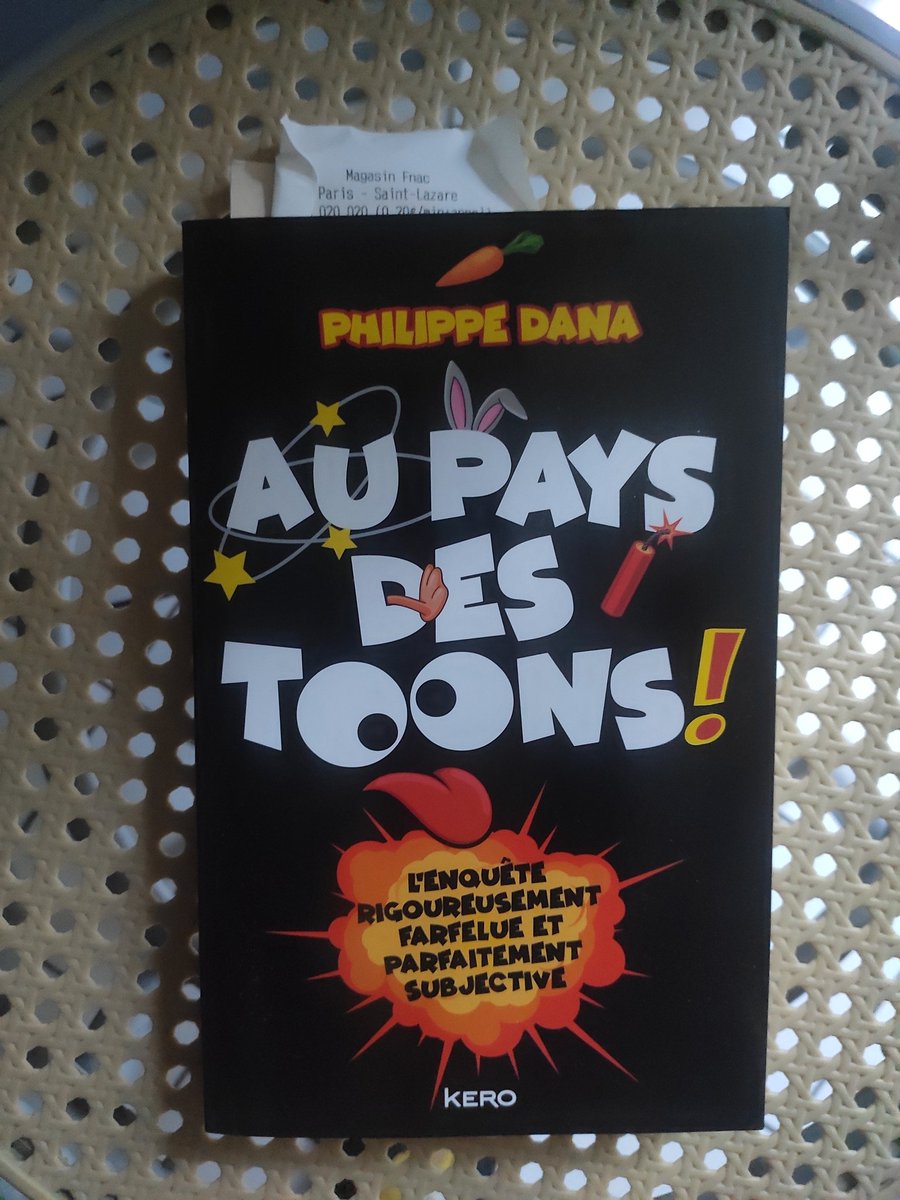<a href="/VendrediLecture/">VendrediLecture</a> #VendrediLecture "Au pays des toons" par <a href="/PhDana/">Philippe Dana</a> le présentateur emblématique de #CaCartoon retrace l'histoire les heros de l'émission parle aussi de Disney et frères Fleischer. Avis aux fans !!! <a href="/EditionsKero/">Editions Kero</a>