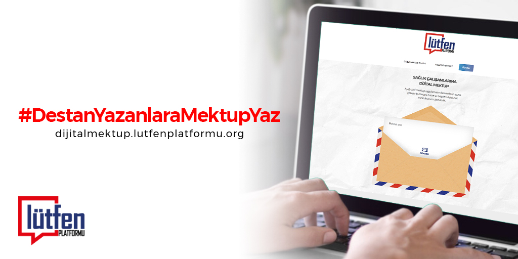 Haydi Türkiye!
Destan Yazanlara Mektup Yazıyoruz.

#lütfenplatformu #DestanYazanlaraMektupYaz