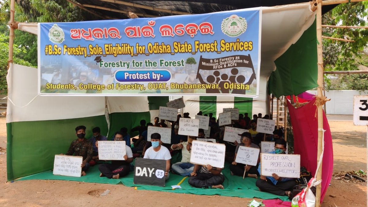 Arpitasingh423's tweet photo. #BSc_Forestry_Sole_Eligibility_for_Odisha_State_Forest_Services
@Naveen_Odisha @CMO_Odisha @BKArukha @dr_arunsahoo @SecyChief @MoSarkar5T @PrakashJavdekar @sandeepifs @ForestDeptt @pccfodisha @ifs_odisha @AprajitaSarangi 
Day 33 https://t.co/CsBqui1rE0