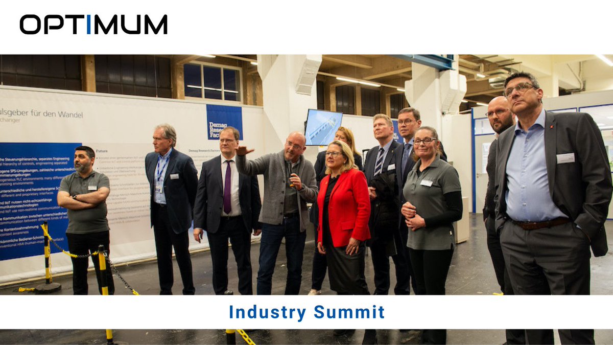 optimumplatform's tweet photo. Federal Environment Minister @SvenjaSchulze68 (#SPD) visited the #DEMAG Research Factory. @demagcranes
#OptimumPlatform #Research #development #engineering #digital #advancedmanufacturing #customerrelations 

Read More: https://t.co/RVtzBhLW94 https://t.co/5DdbSUhYun