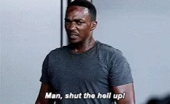 Saaharik's tweet photo. Bucky when redwing died: Sam when redwing died:  #TheFalconAndWinterSoldier https://t.co/DH0k99oWAr
