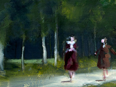 davidcstorey's tweet photo. Been even busier than usual working on series of new works for solo London show later this spring. Exciting as will be hung in actual gallery (+online). Shown here 'The First to Leave' detail, oil on canvas 75x61cms #oiloncanvas #artontwitter #exploringmemory #londonart #soloshow https://t.co/CoeQ8SQwXI