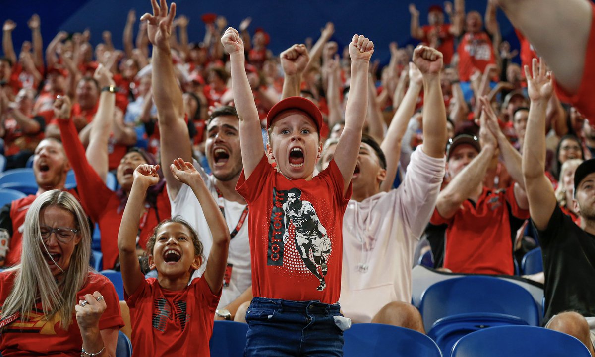 PerthWildcats's tweet photo. THIS. IS. A. MAJOR. MOOD. 🤩🤩

Big thanks to the Red Army (all 10,216 of you!) for coming out tonight, you were INCREDIBLE. https://t.co/sqcNKA6423