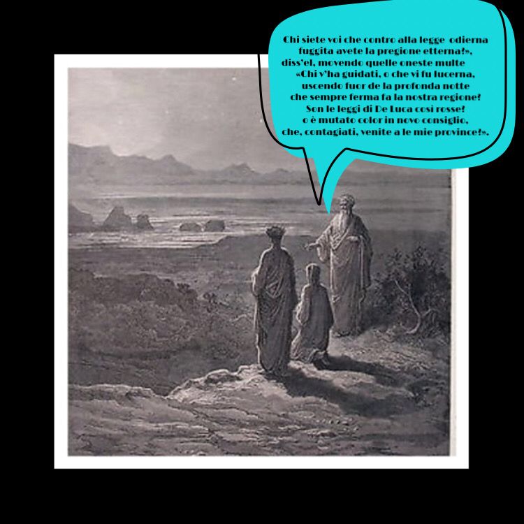 ab_iti's tweet photo. Dante e Virgilio incontrano il brigadiere Catone
(scritto pensando a Purgatorio I, vv. 40-48)
4Bbs 
#DanteSocial @MuseCAMPANIA
@RaiGulp
#Dantedi2021 https://t.co/mgNBsJFxAV