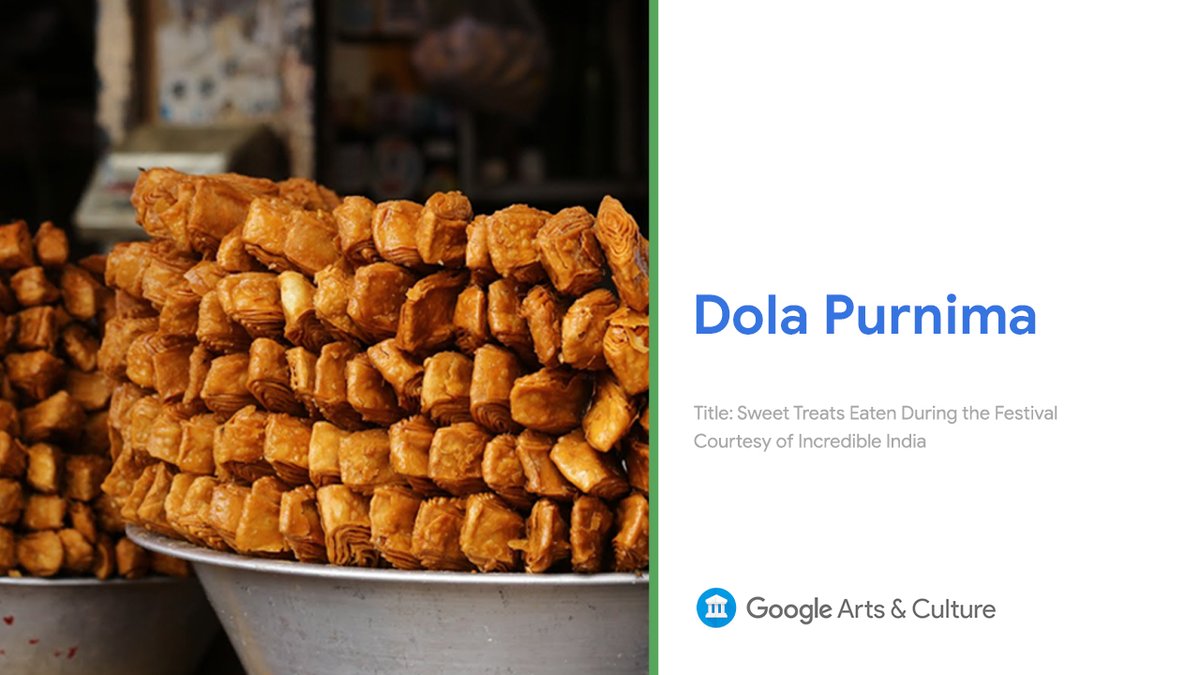 Sports extravaganzas 🏇🏼
Folk dances and floats 🕺🏽
Rock concert performances 🎤

As we celebrate virtually, we’re reading up on what Holi looks like across the country 🤓

Discover how #Holi is more than a festival of colours on <a href="/googlearts/">Google Arts&Culture</a>: g.co/holiathome