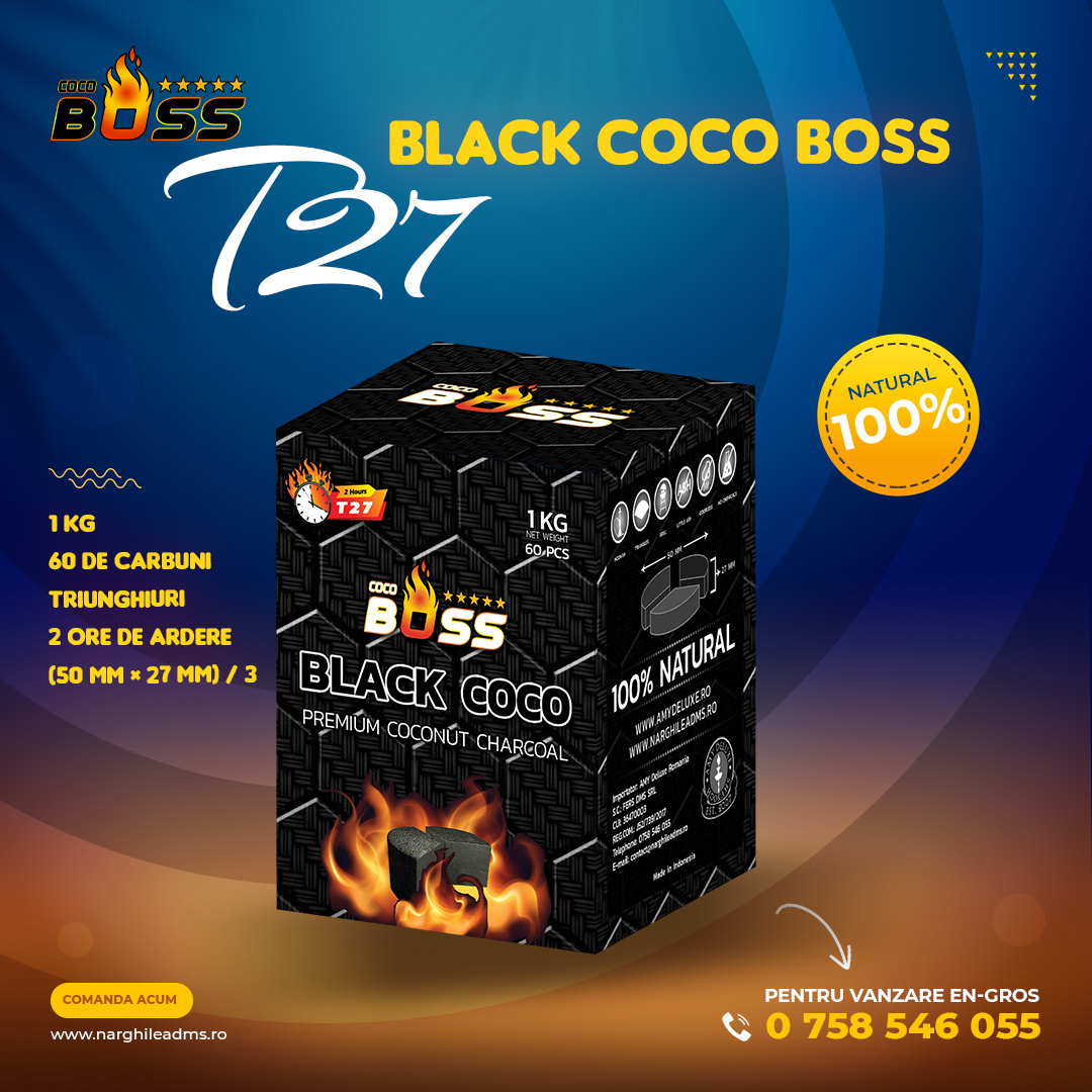 AmyDeluxeRO's tweet photo. 🔥 Carbuni narghilea Triunghiuri mari BLACK COCO BOSS T27
🥥 Carbuni de narghilea natural 100% din coaja de nuca de cocos.
👉 Acesti carbuni sunt folositi si recomandati de toti fumatorii de narghilea.
🌐 https://t.co/ipCvyKKs04

#carbuni #carbunicocos #cocoboss #T27 #Triunghiuri https://t.co/DIEzQuF20a