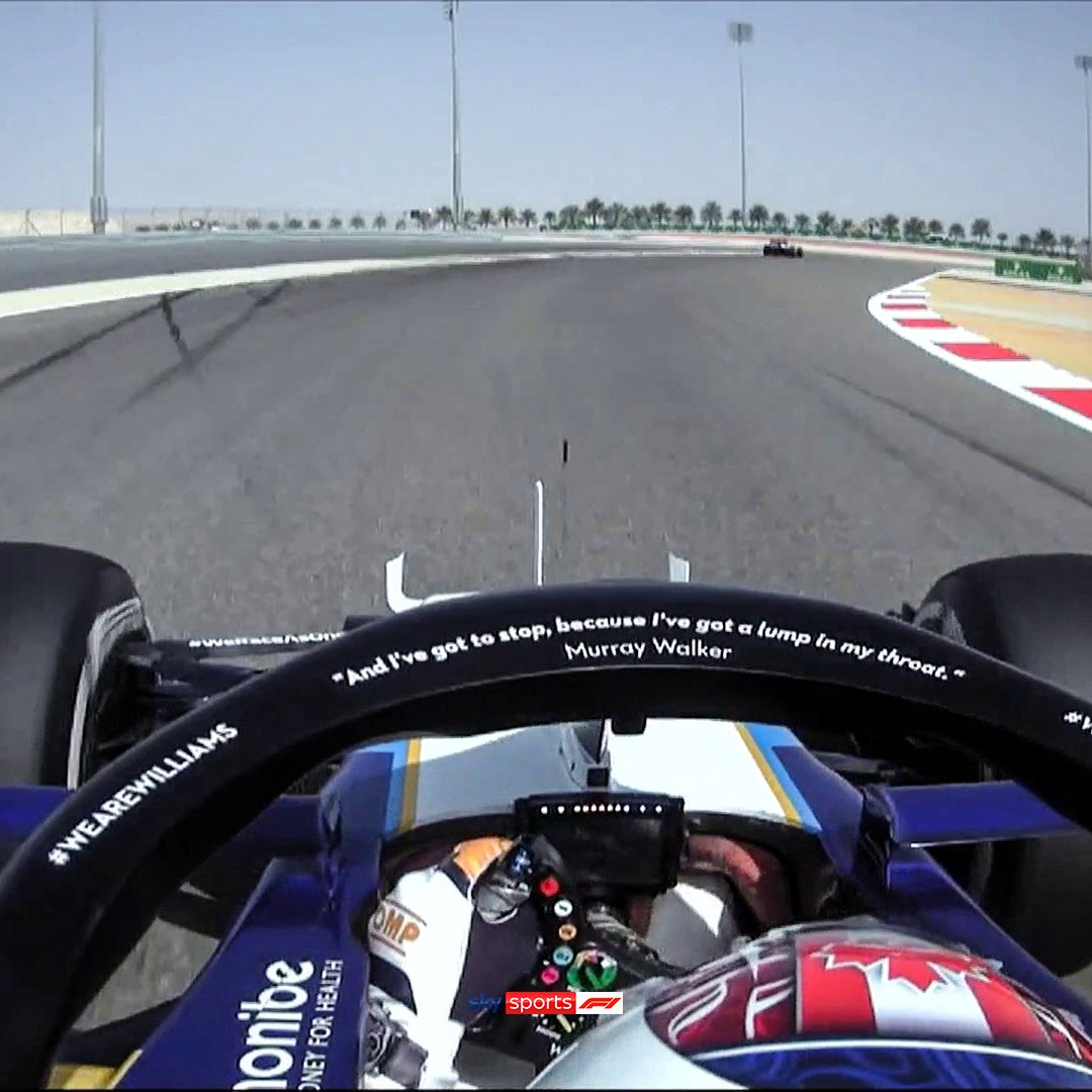 A lovely touch from @WilliamsRacing ❤️

#SkyF1 | #F1 | #BahrainGP 🇧🇭