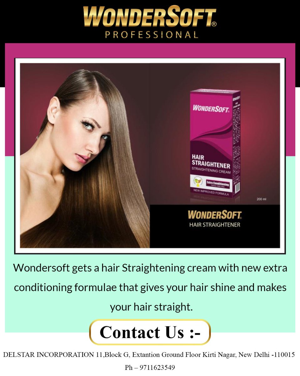 wondersoft hair straightener cream price