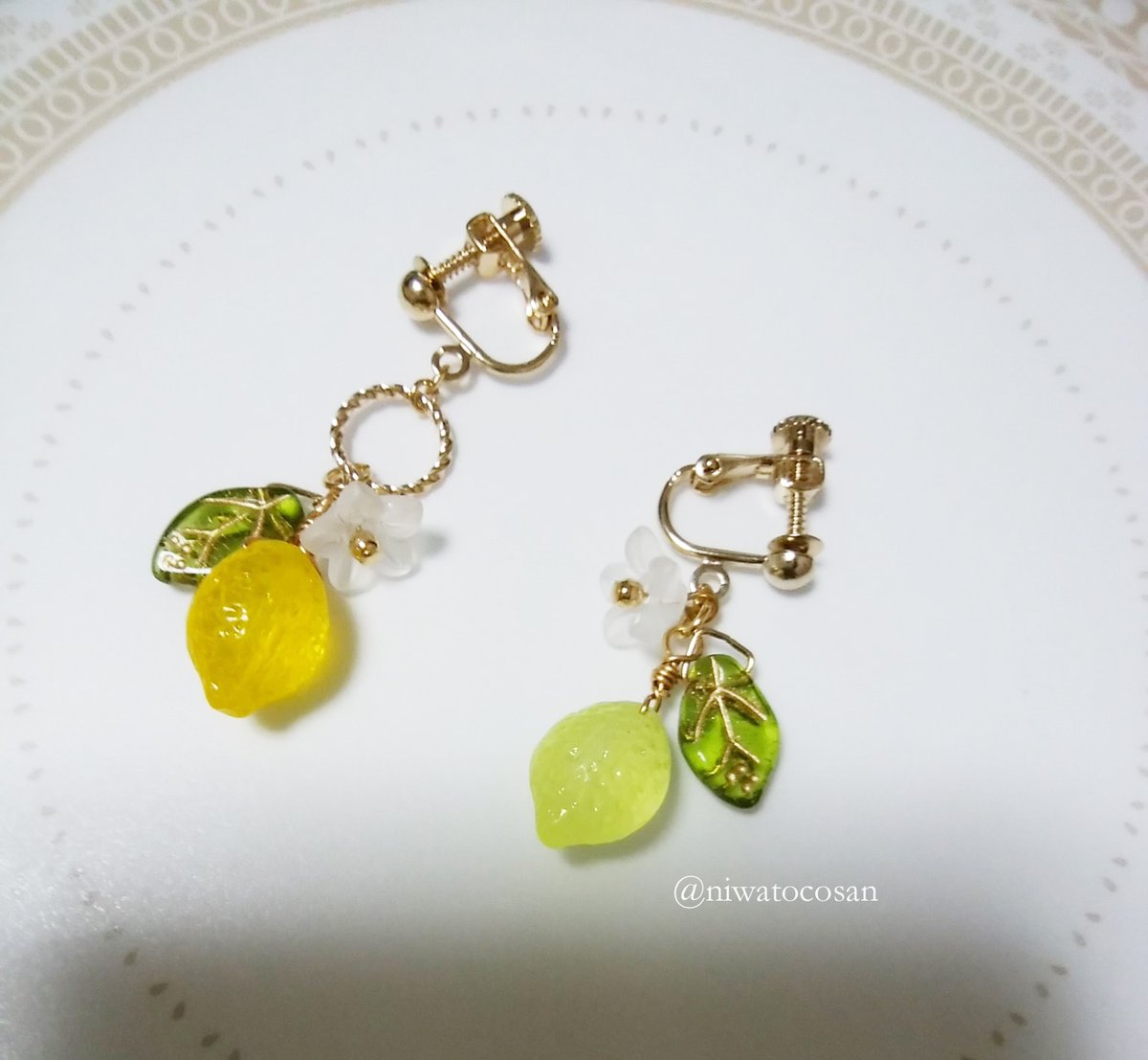 niwatocosan's tweet photo. 【lemon】
爽やかな風と共に。
元気に明るくなれます様。
(写真はまた撮りなおします~@@;)
#CARAMEL_MUSEUM 様
SHOPpeaberry様
@SHOPpeaberry
#ComeSpring
(3/26発送いたしましたが展開時間などは各委託先様アカウントにてよろしくお願いいたします) https://t.co/Mu1ZRJp4qx