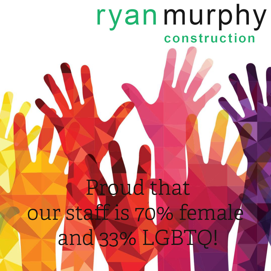 ryanmurphyinc's tweet photo. Changing construction industry perceptions, breaking glass ceilings, and delivering on our clients' dreams! 💚🌈
#representation #inclusion #inspiration #lgbtq #construction #contractor #yyc #yyccontractor https://t.co/OEiErIycRG