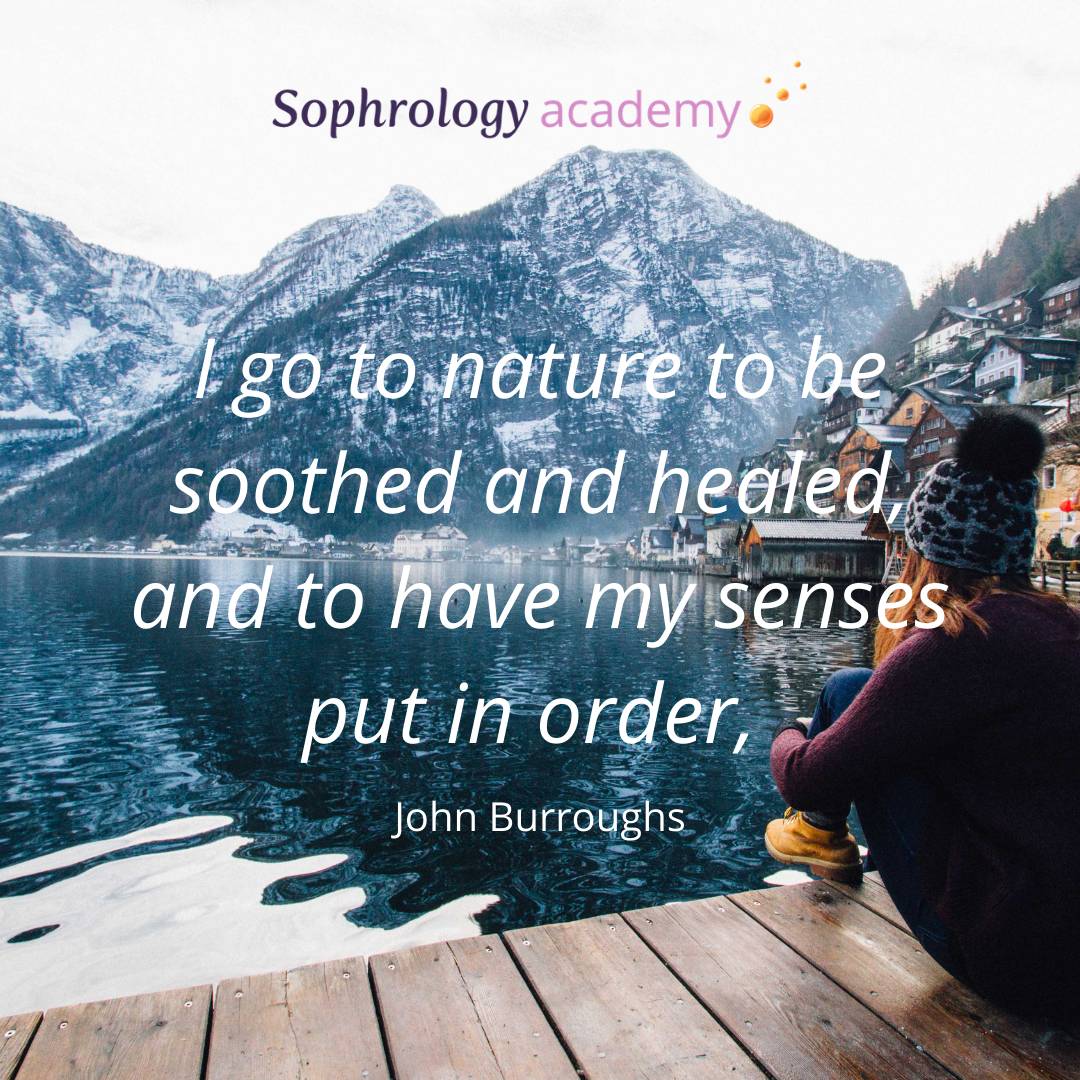 'I go to nature to be soothed and healed, and to have my senses put in order', John Burroughs

#sophrology #sophrologie #naturehealsthesoul #fridaymotivation #fridayinspiration #selfawareness #johnburroughs