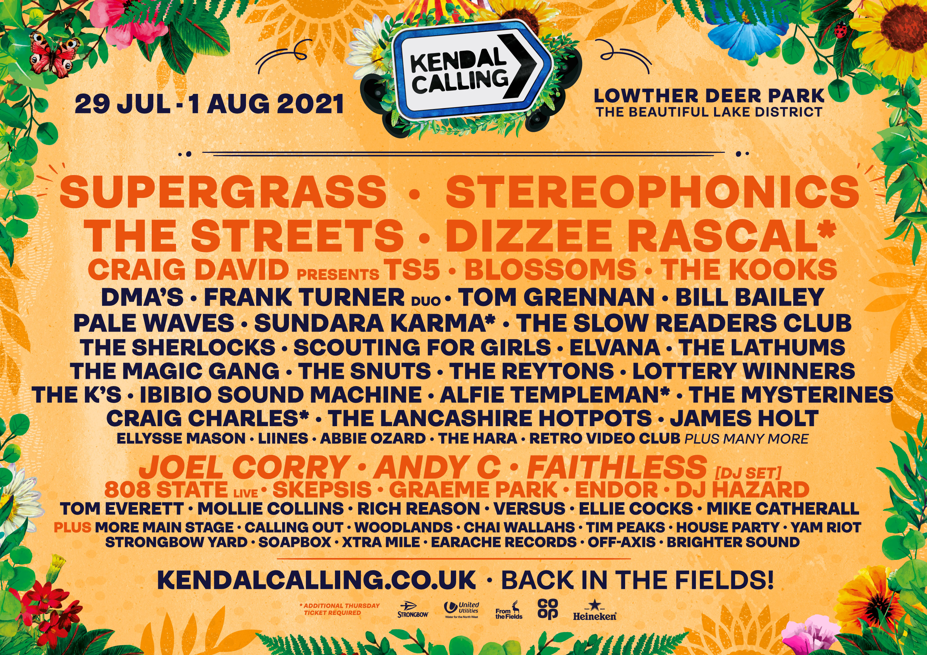 Kendal Calling 🦌 on X: Kendal Calling returns to the fields! Our first  wave has landed 🙌 Join Supergrass, Stereophonics, The Streets, Dizzee and  SO much more still to come! RT and @