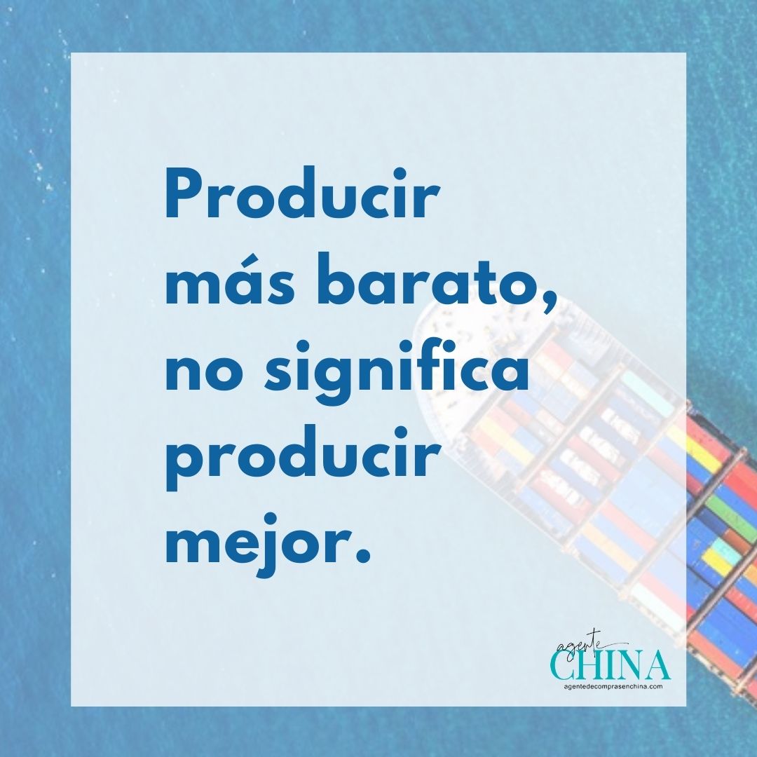 agentechina's tweet image. Producir más barato, no significa producir mejor.
Muchos proveedores presentan precios muy competitivos y la calidad del producto es escasa. Es una sorpresa cuando la recibes y resulta insuficiente. Hay más factores influyentes.

Visita el blog en nuestra Web, te contamos más.🚀