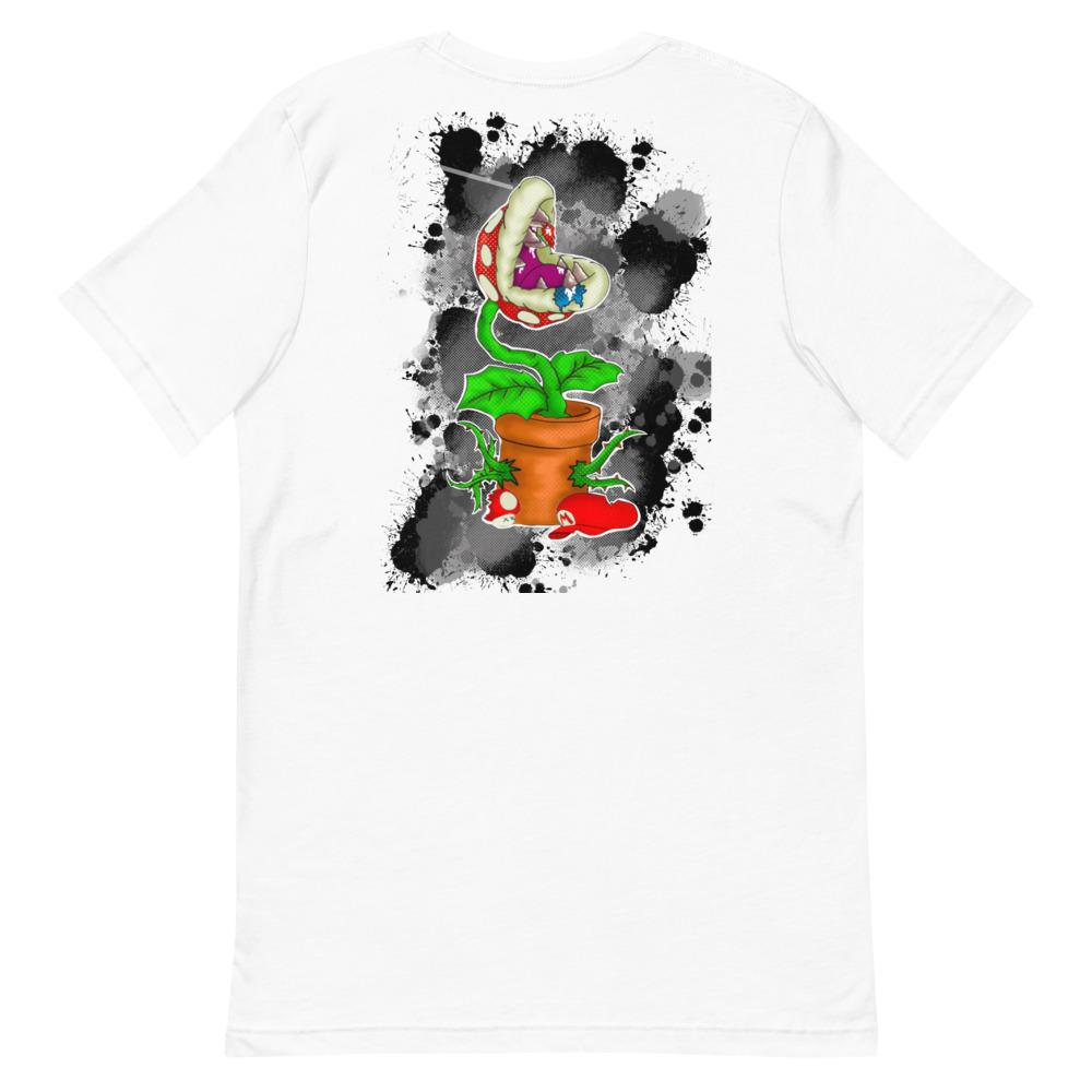 GeeksGhouls's tweet photo. Feed me, why won't you feed me?🥀
New pay day design now up and LIVE!

#geeksandghouls #mario #gaming #tee #payday #alternativeapparel #nostalgia #retro #colour #printful #shopify https://t.co/4nG6RIPv0a