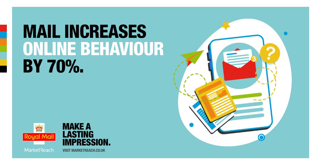MarketreachUK's tweet photo. Use the #PowerofPhysical mail to boost your online activity. Read our blog to learn more about mail and customer retention. https://t.co/J7uUI4tfzh https://t.co/yPLqzerjfh