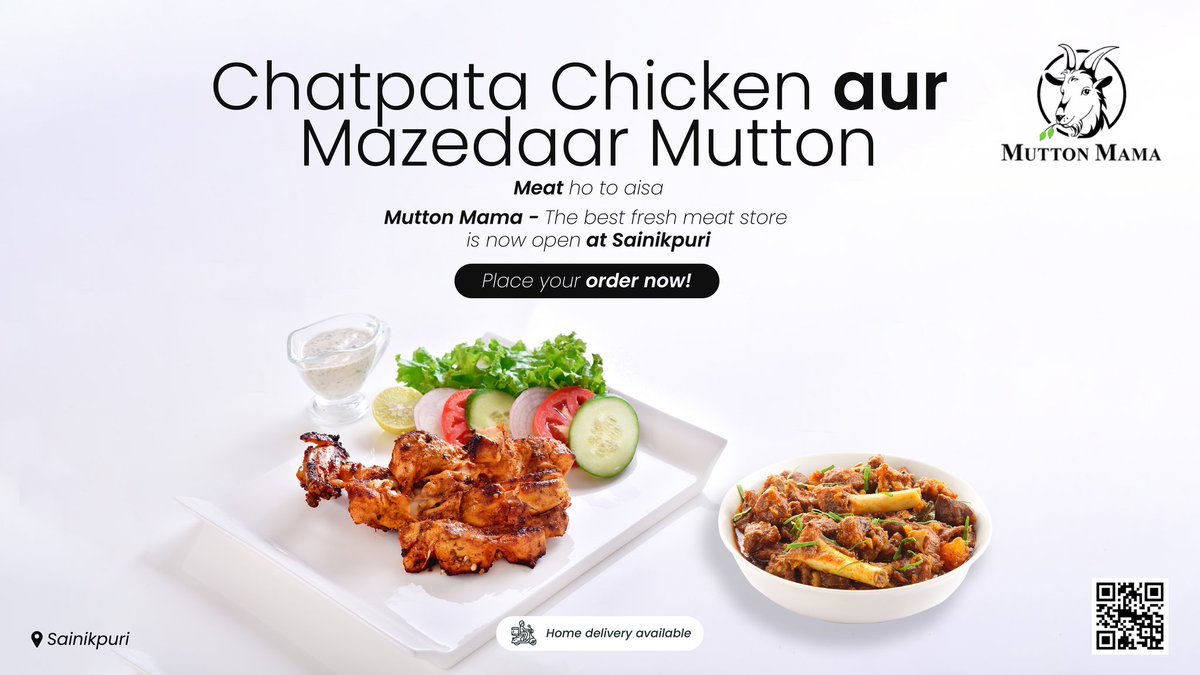 Muttonmama1's tweet photo. Buy fresh meat at a great price from Mutton Mama - the new meat store now open at Sainikpuri. Find the most select chicken and mutton 100% fresh and raw. Order now.
#MuttonMeat #FreshMeat #ChickenMeat #Meatstore #Rawmeat #Sainkpuri #MeatinTown #Muttonmama #OrderNow #ShopNow https://t.co/f0wiYPW0iv