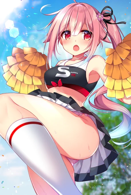 #見た人も無言でピンク髪美少女貼れ 