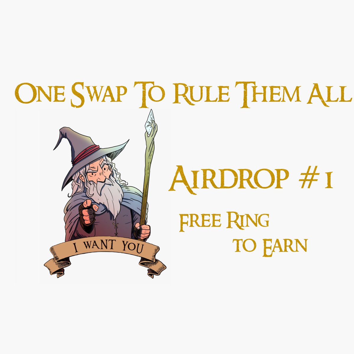 1st #Airdrop still on going.
Wanna join the Fellowship of Ring-Bearers and earn free $RING?

1/ Follow us on Twitter
2/ RT this Tweet
3/ Join us on Telegram: t.me/RingSwapChat
4/ Fill this Form: forms.gle/H5kmMhHJJiDQaJ…

#Binance #BSC #DeFi #BNB #BinanceSmartChain #Farming