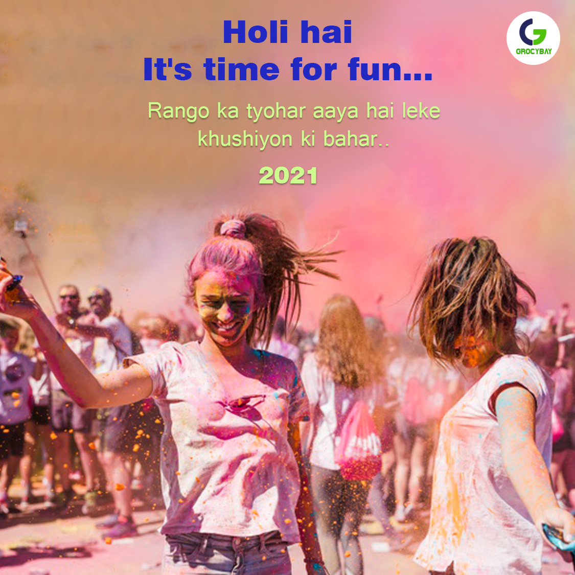 grocybay's tweet photo. Holi hai🎉
Make this festival more happy and colourful at home.

#grocybay #grocybayproducts #grocybayapp #onlinegrocery #onlinegrocerystore #onlinegroceryshopping #holiseason #happiness #pune #india https://t.co/3h4NPcWjz2