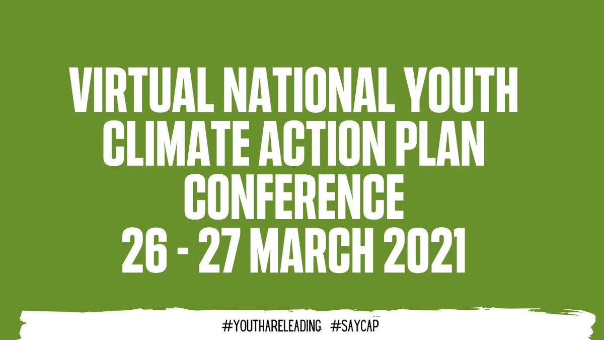 Youth_SAIIA's tweet photo. Today we host the first National Youth Climate Action Plan Conference! 
We will (virtually) bring together +100 young people from all 9 provinces to develop a national Youth Climate Action Plan. We cannot wait to share more as the conference takes place. 
#YouthAreLeading #SAYCAP https://t.co/OfwTpoUOsK