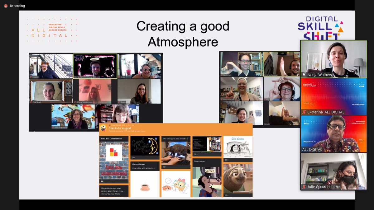 AllDigitalEU's tweet photo. The #DigitalSkillshift event was part of #AllDigitalWeek2021 & covered #DigitalAssistant job role, the #onlineworking curriculum, approach to #employability training delivery in the pandemic & the evaluation.
See the event recording & presentations at https://t.co/1eRgEGeEt4 https://t.co/5mHAWUgwhx
