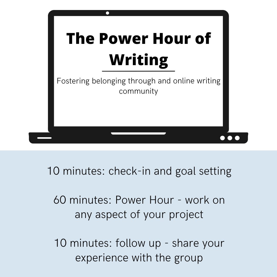 Join our #AcWri community and come along to a #PowerHourOfWriting every Wednesday 9:50-11:10 &amp; Friday 14:50-16:10 <a href="/UniWestScotland/">UWS</a> staff and PGRs can find us via Teams