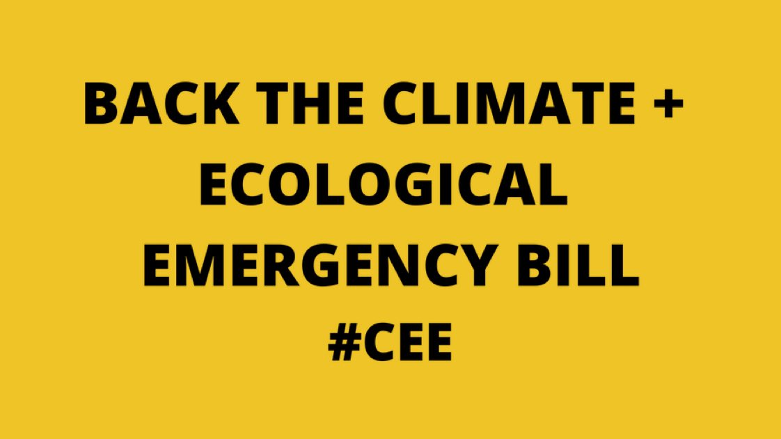 Today the #CEEBILL proposing urgent action on #ClimateEmergency was to be debated in parliament 

Covid-19 means it’s postponed but support is growing! Now backed by over 100 MPs 

👉A UK-wide banner drop is happening today!👈

Join #twitter storm, share your support @CEEbill_NOW