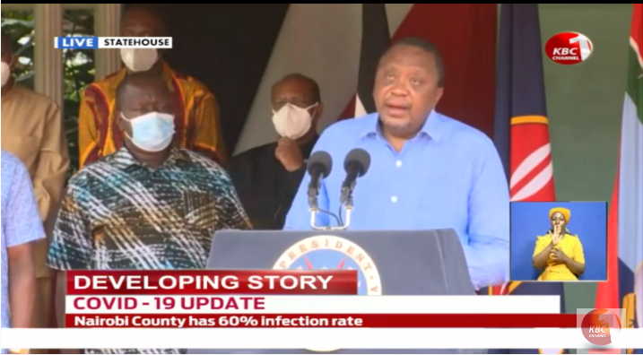 President Kenyatta:  All gatherings and in person meetings of all nature are suspended in Nairobi, Kiambu, Nakuru, Kajiado and Machakos. ^PW
#CoronaVirusUpdates