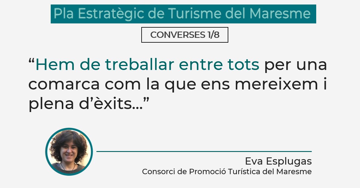 CostaBcnMaresme's tweet photo. 🎙️Eva Esplugas - directora de @CostaBcnMaresme https://t.co/ZtW8gHx1ax