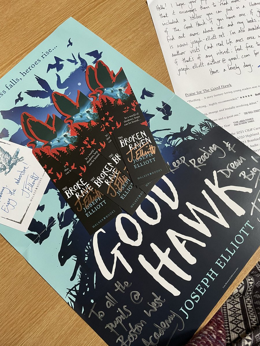cezza65's tweet photo. Thank you @joseph_elliott for the goodies! We are very excited! #thegoodhawk @BostonWestAcad https://t.co/BxrNxYeJxh