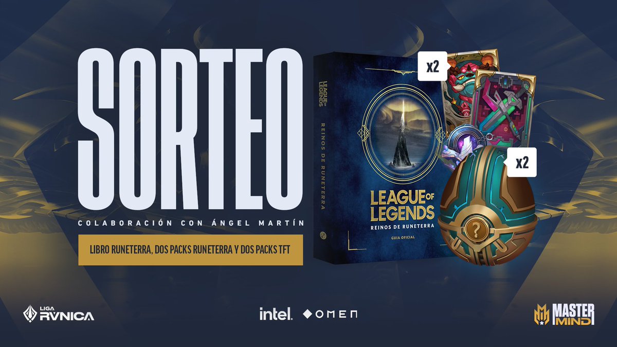 Ayer <a href="/angelmartin_nc/">Ángel Martín</a> nos tiró el guante y nosotros lo hemos recogido.

SE VIENE SORTEACO

Requisitos:
1) seguir a <a href="/angelmartin_nc/">Ángel Martín</a> 
2) seguir a @LigaRunica 
3) dar RT a este tweet